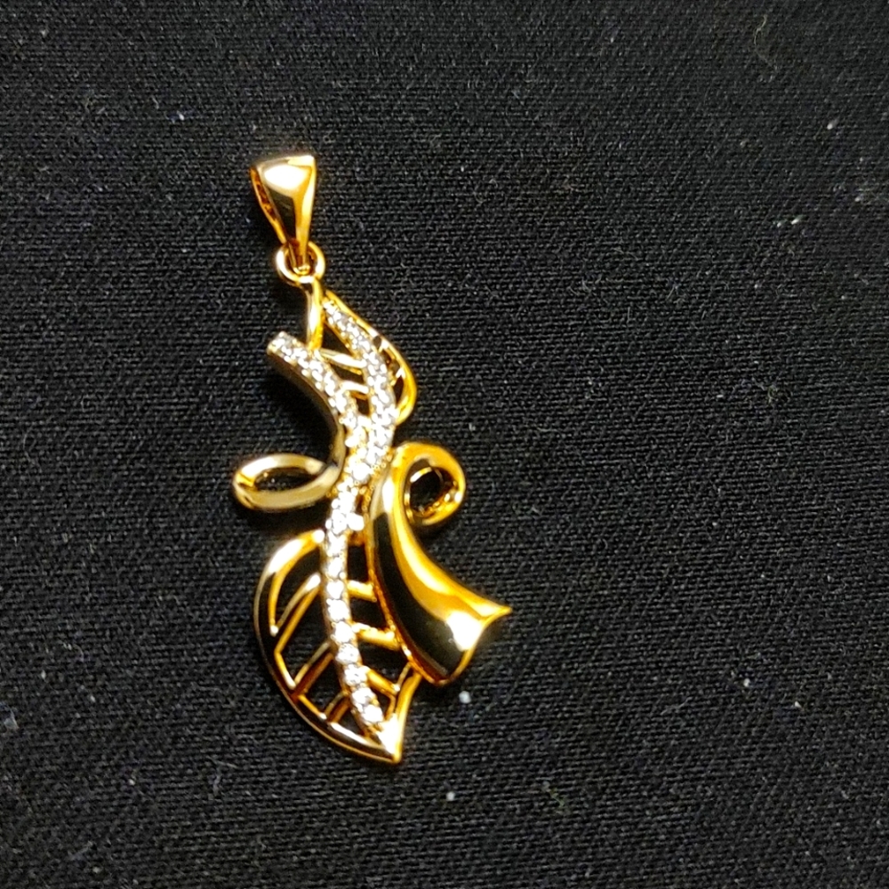 New cz gold filled pendant